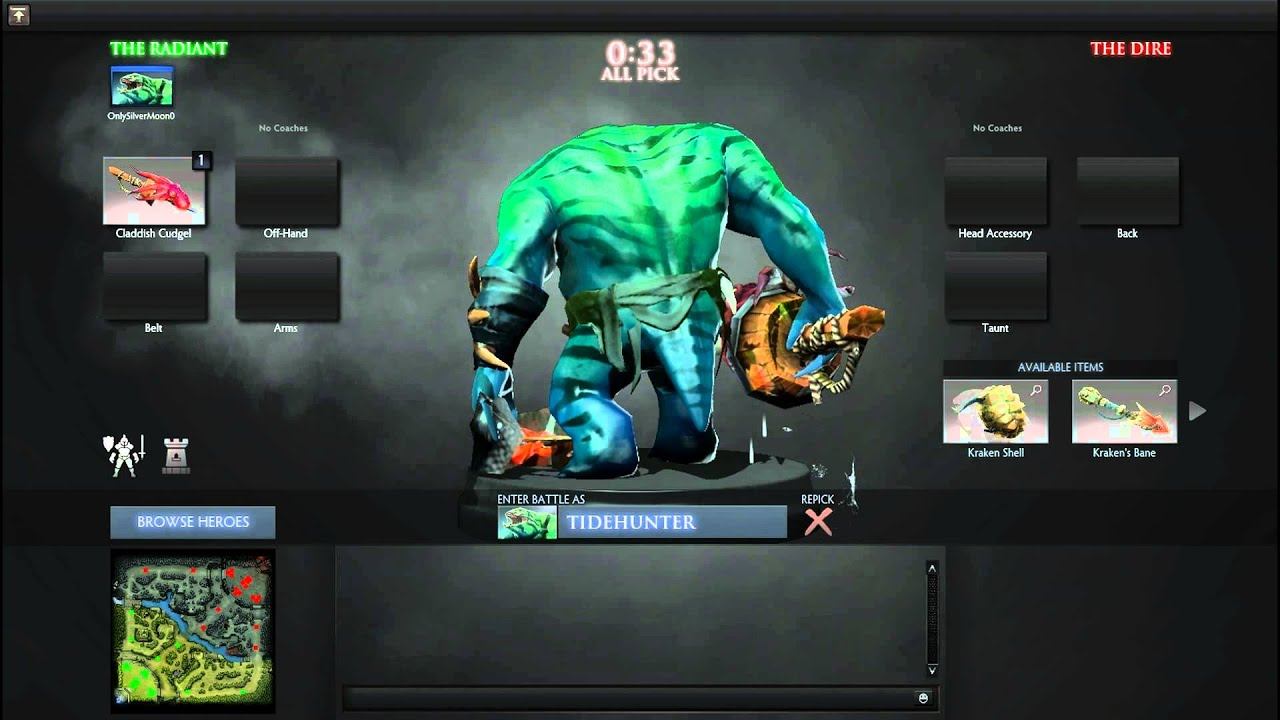 Genuine Claddish Cudgel - Tidehunter immortal (load out) смотреть онлайн