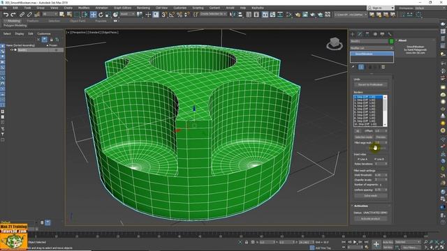 Smooth Boolean 3ds max смотреть онлайн