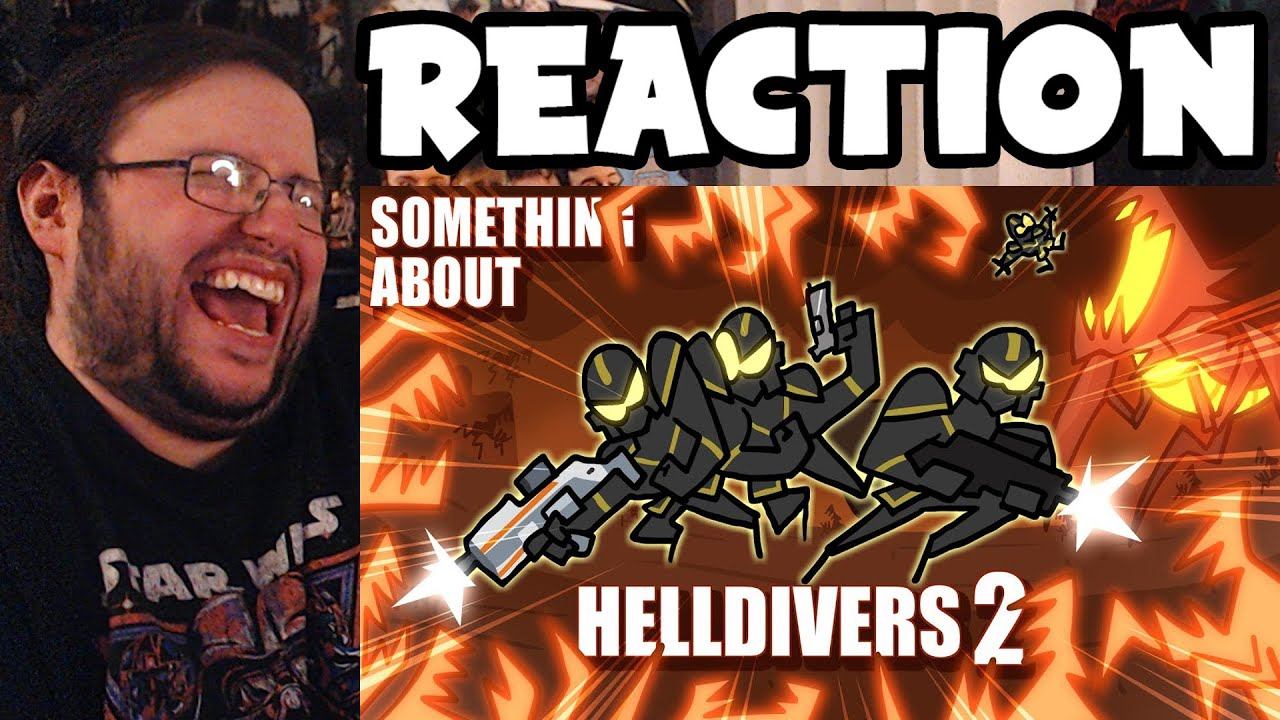 Gor's "Something About Helldivers 2 ANIMATED 💥🐛🤖💥 by TerminalMontage" REACTION смотреть онлайн