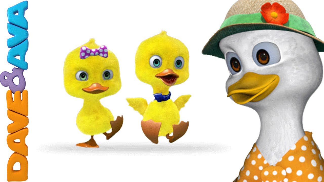 Five Little Ducks | THE BEST Nursery Rhymes and Songs for Children from Dave and Ava смотреть онлайн