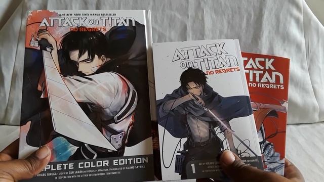 Unboxing Attack on Titan No Regrets Manga смотреть онлайн