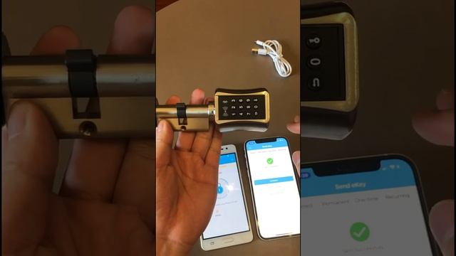 OS153B TTlock App Bluetooth password ic card smart euro cylinder operation guide смотреть онлайн