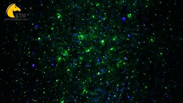 Green&Blue Static Laser Christmas Light show on tree绿蓝静态视频 смотреть онлайн