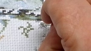 Вышивка крестом. Высиживаю яйца! Когда сел, обнаружил ошибку, потом форс-мажор. Продвижение 10