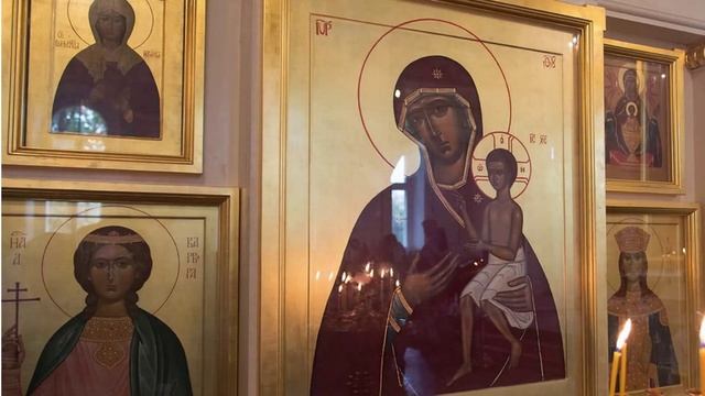 Молебен и акафист иконе Божией Матери пред иконой Ея Воспитание смотреть онлайн