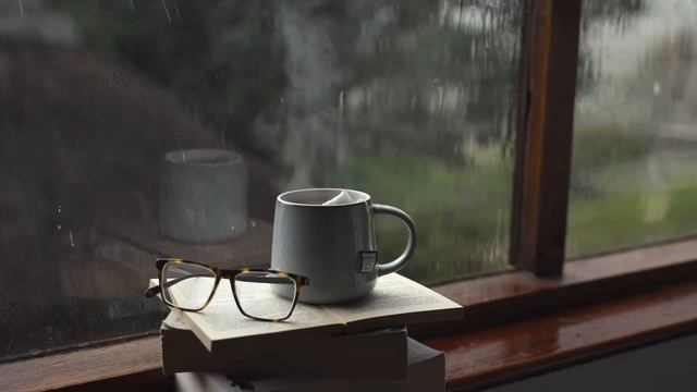 Rain On Window | Heavy Rain For Sleep, Study And Relaxation & Cozy And Comfortable Atmosphere