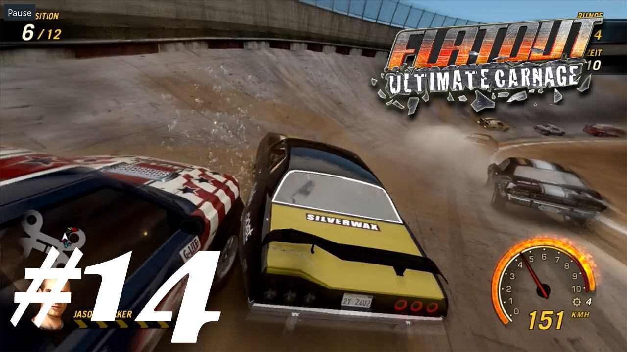 Let's Play Flatout Ultimate Carnage #14 Geilstes Derby Rennen Ever [German/HD] смотреть онлайн