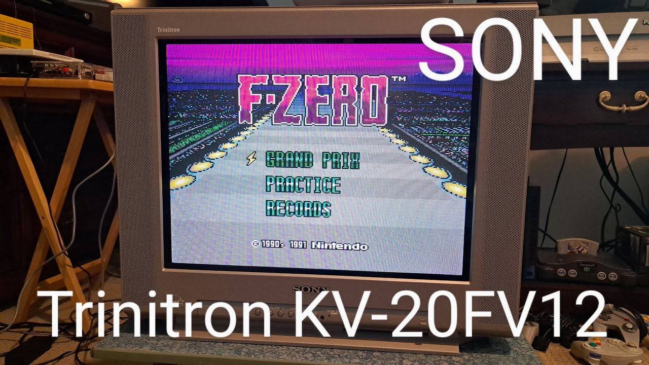 Sony Trinitron KV-20FV12 CRT TV Overview and Service Menu Look At смотреть онлайн