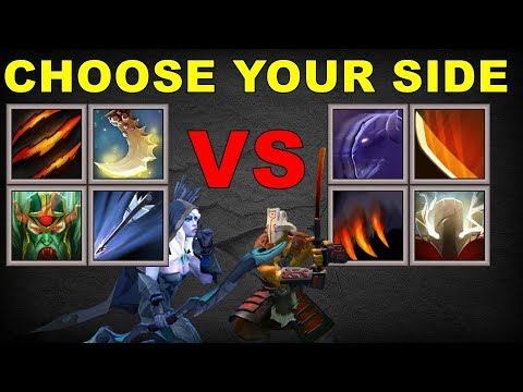 Choose your side - Drow Ranger Vs Juggernaut | Dota 2 Ability Draft смотреть онлайн