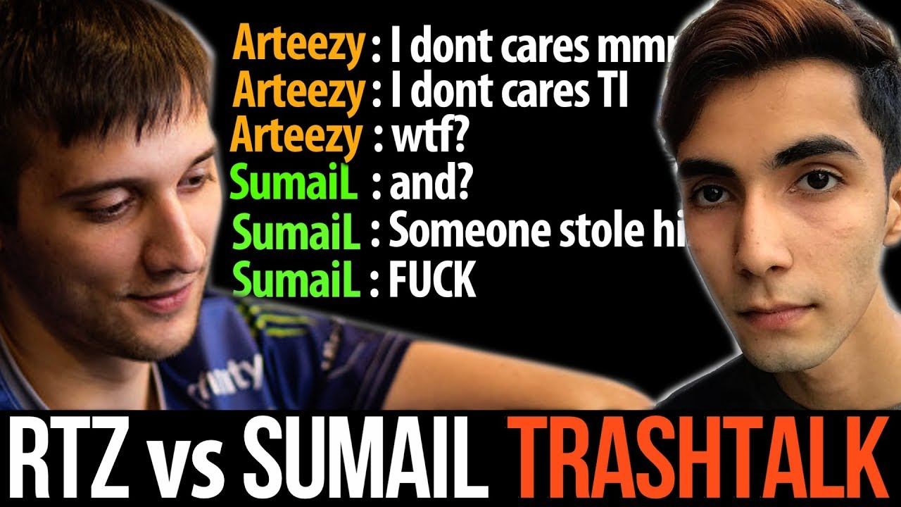 Arteezy vs SumaiL - TOP MMR Trashtalk Cancer Game Dota2 смотреть онлайн
