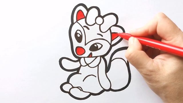 Как нарисовать ЛИСИЧКУ СЕСТРИЧКУ / раскраска для детей / Нарисуй Ка смотреть онлайн