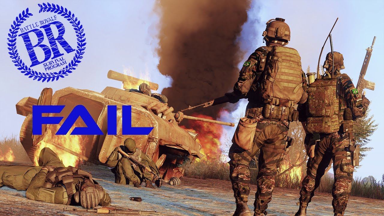 Arma 3 BR - "Cours Forrest, Cours !!!" [FAIL] смотреть онлайн