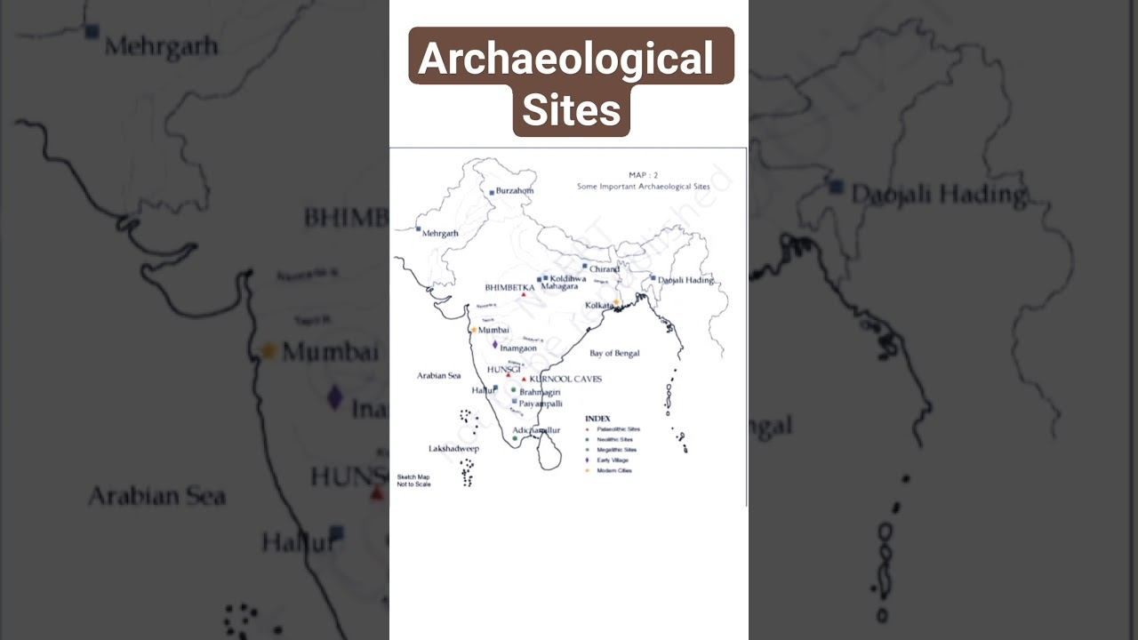 #archaeologicalsites #paleolithic #mesolithic #neolithic #history #map #mainsanswerwriting #upsc смотреть онлайн