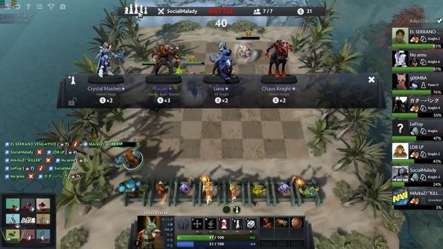 Dota 2 Auto Chess: Beast, Druid, Elemental, Troll Build смотреть онлайн