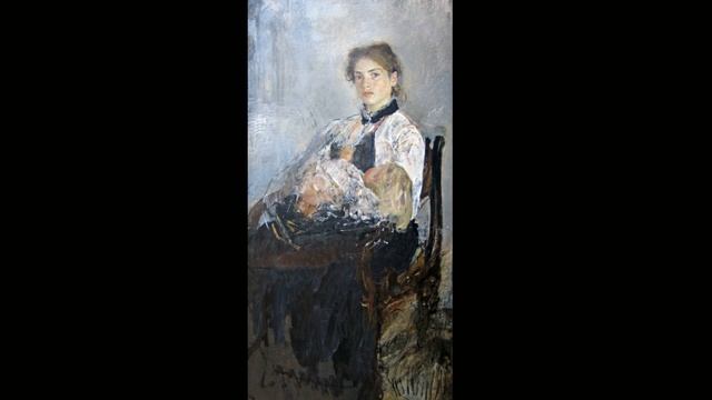 100. Валентин Серов, "Портрет Надежды Дервиз с ребенком" (Шедевры Третьяковки) смотреть онлайн