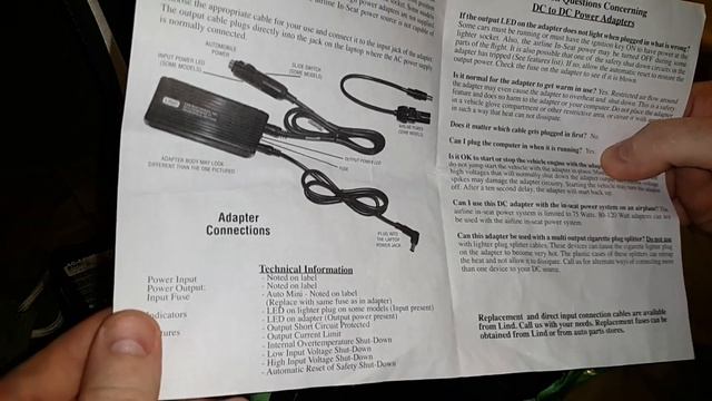 [Natalex] Посылка из США, автомобильный блок питания для ноутбука Panasonic TOUGHBOOK CF-19... смотреть онлайн