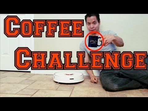 Roborock out smarts 2 dumb robots, tricks them into doing the work! | Single CUP Coffee Challenge!! смотреть онлайн