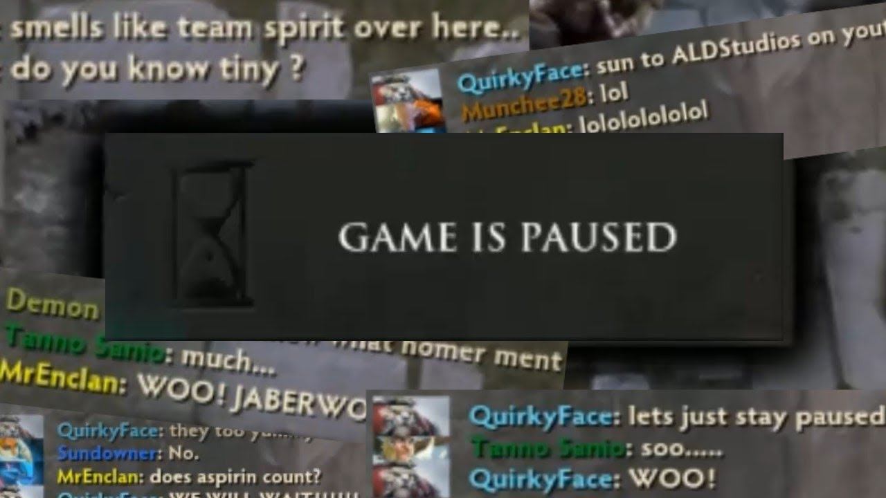 When Paused in Dota.. смотреть онлайн