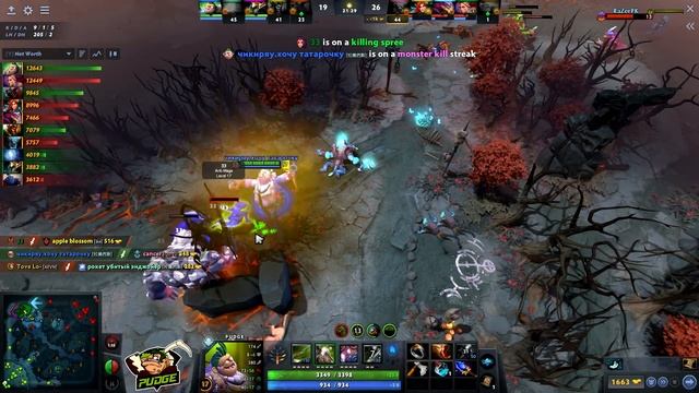 UNBEATABLE PUDGE PERSONA VS PRINCESS WINDRANGER MID!!! INSANE CAST RANGE HOOKS | Pudge Official смотреть онлайн
