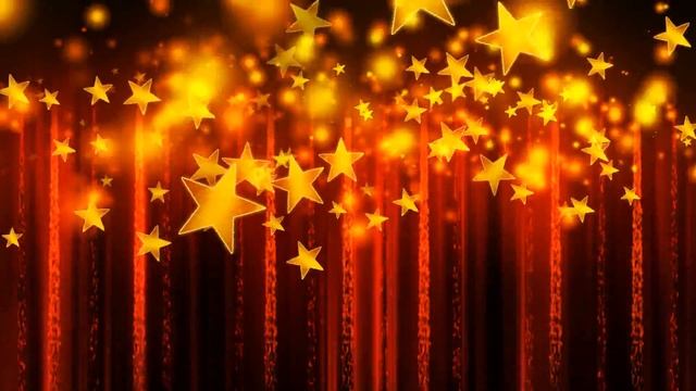 Футаж летящие звезды