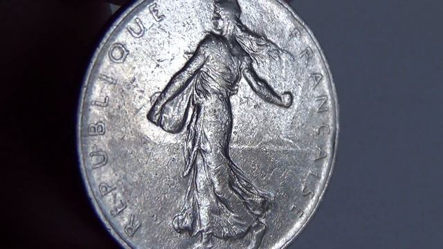 Coin of France 1 franc 1969/Монета Франции 1 franc 1969 год смотреть онлайн