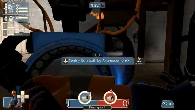 Team Fortress 2 Engineer gameplay and Fraps test: Part one смотреть онлайн