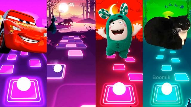 McQueen - Wednesday - Oddbods - Maxwell Cat | Tiles Hop EDM Rush смотреть онлайн