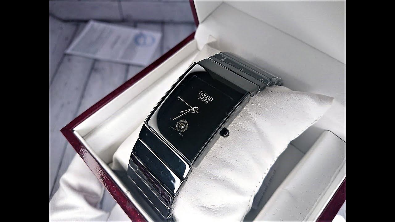 Часы мужские кварцевые Rado керамика ⌚ смотреть онлайн