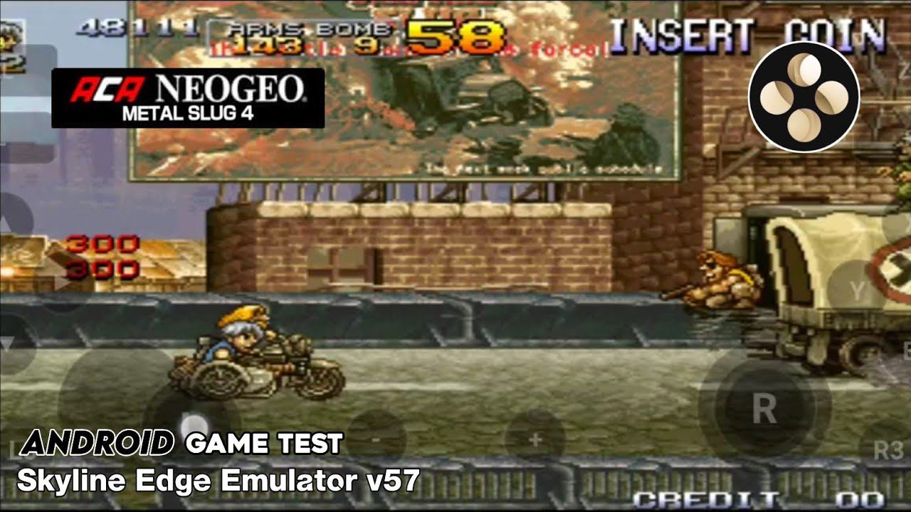 ACA NEOGEO METAL SLUG 4 (Switch) Skyline Edge Emulator Android v57 Game Test смотреть онлайн