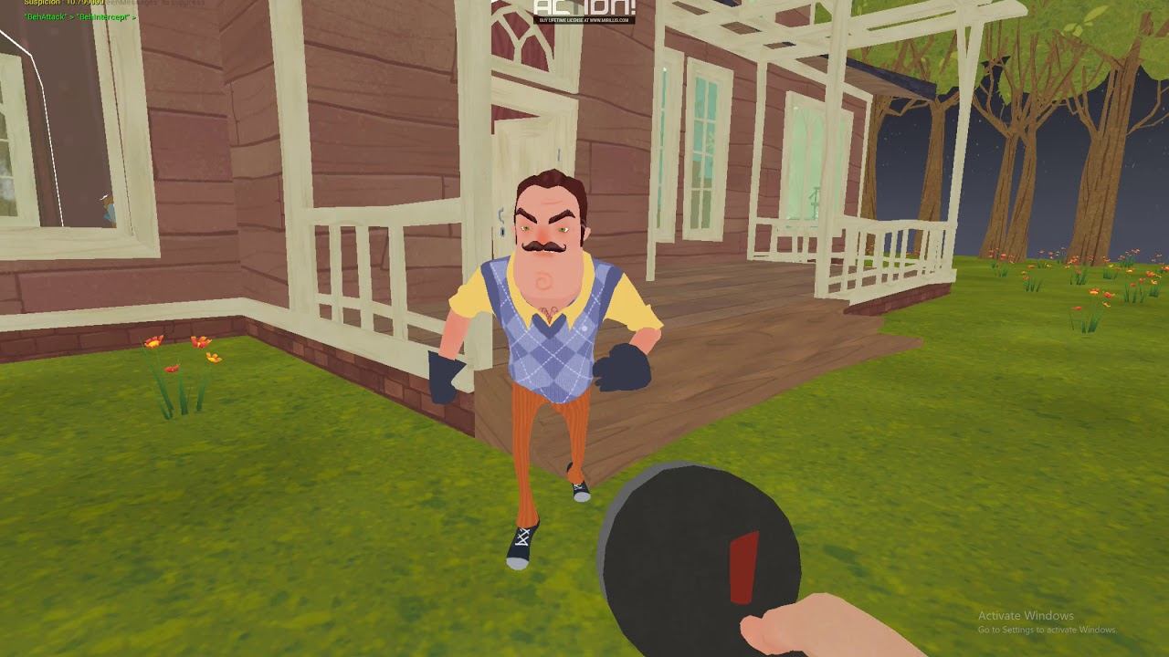 THIS MOD IS SO CREEPY! Haunted Neighbor 1 gameplay (hello neighbor mods) part 1 смотреть онлайн