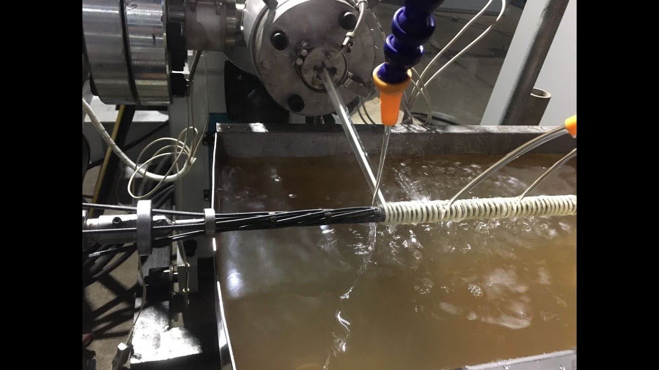 1/2inch PVC spiral suction hose extrusion machine line for thailand customer-www.hoseextruder.com смотреть онлайн