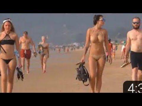 Arambol Beach Goa | Famous Russian Beach in Goa | December 2022 | Goa Vlog | North Goa смотреть онлайн