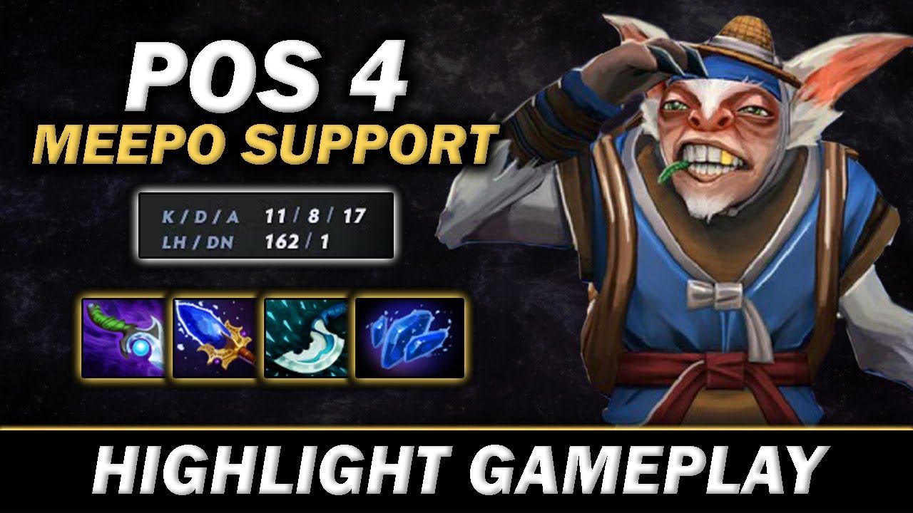 HIGHLIGHT | Pos 4 Meepo support is GOOD? Meepo support is the 4th core in the game? - Gameplay #521 смотреть онлайн