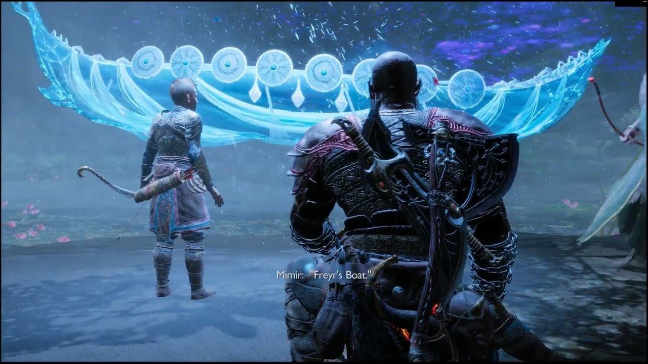 Kratos Carries FREYR On His Shoulders - God of War Ragnarok смотреть онлайн