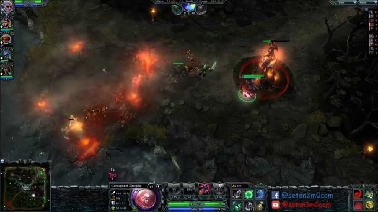 Play Corrupted Disciple Top Line || setan3m0com Solo MMR 1500++ смотреть онлайн