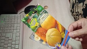 Купила ДЫНИ сорта "КАРАМЕЛЬКА и  ЛЮКС 87" для выращивания в ТЕПЛИЦЕ!!!   ОБЗОР!!!  5.4.24г.