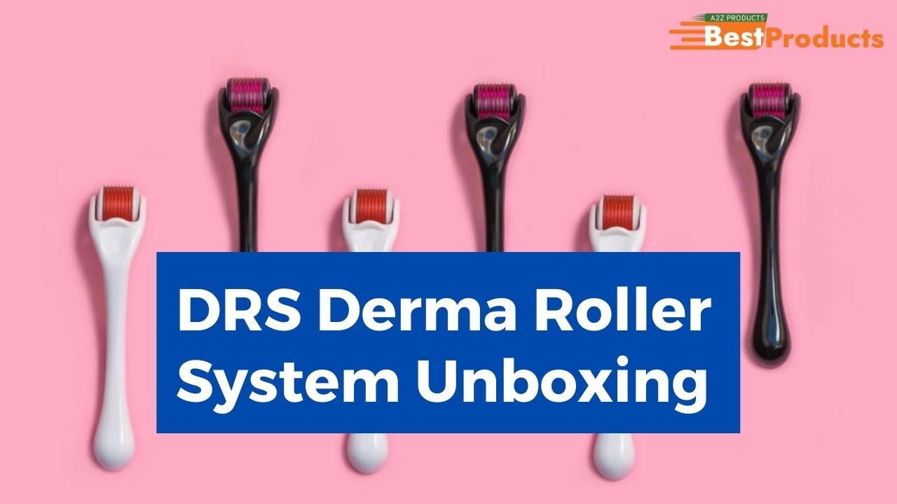 Derma Roller System DRS Micro Needle Skin Therapy Unboxing смотреть онлайн