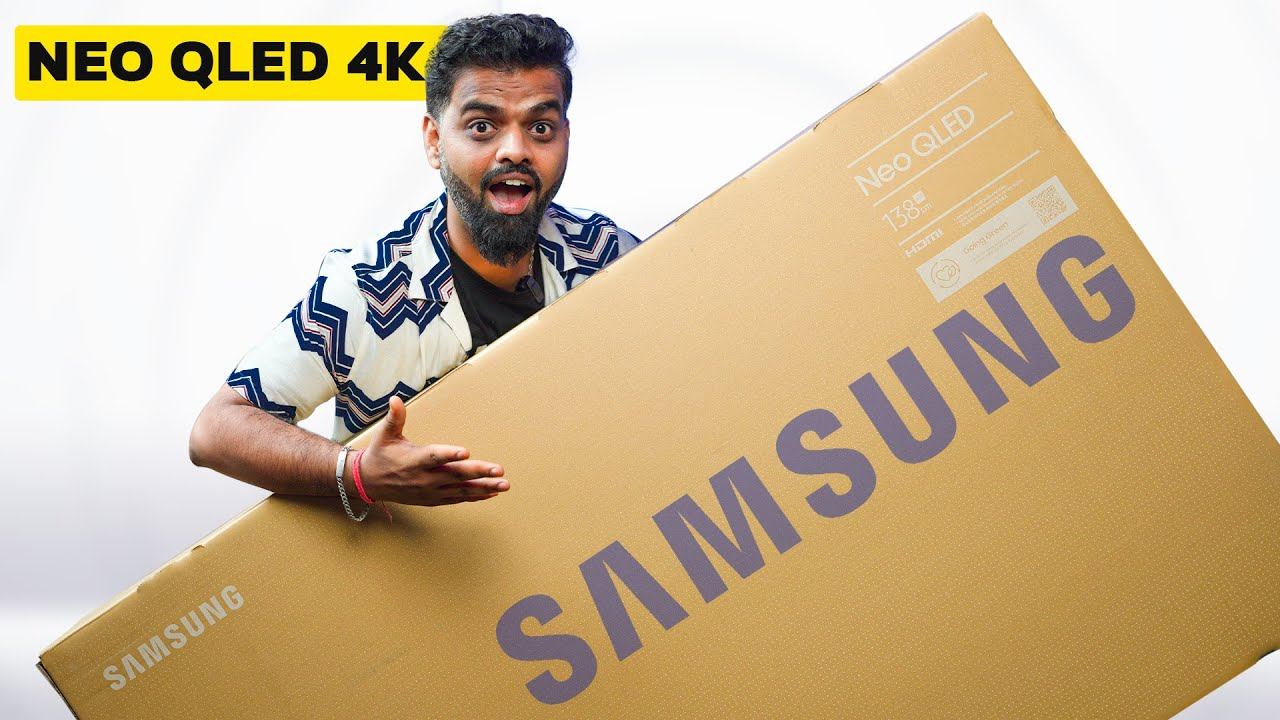 All New 2022 Samsung Neo QLED 4K TV Unboxing & Detail Review смотреть онлайн