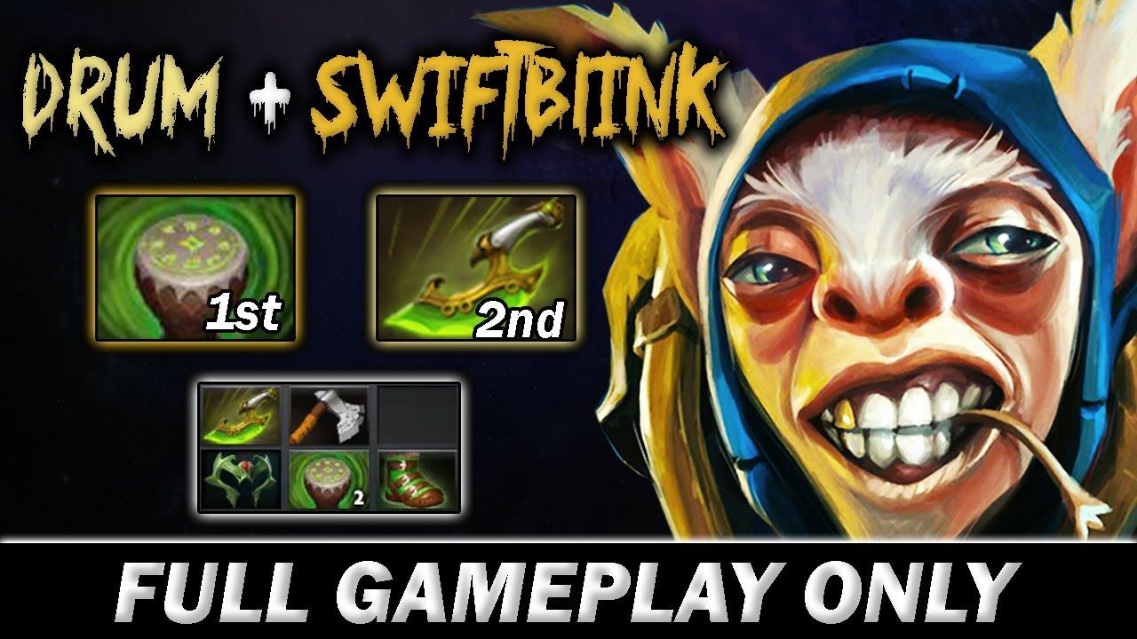 Meepo with First item DRUM and straight to SWIFT BLINK - Full Gameplay Meepo #345 смотреть онлайн