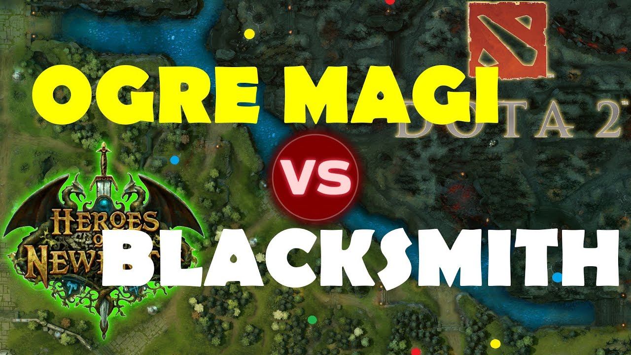 Dota 2 vs HoN - Ogre Magi vs Blacksmith Comparison смотреть онлайн