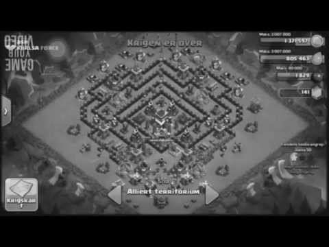 Clash of clan Black/white TV WAr!!!! смотреть онлайн