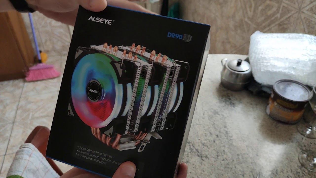 Unboxing Air Cooler Alseye DR90 смотреть онлайн