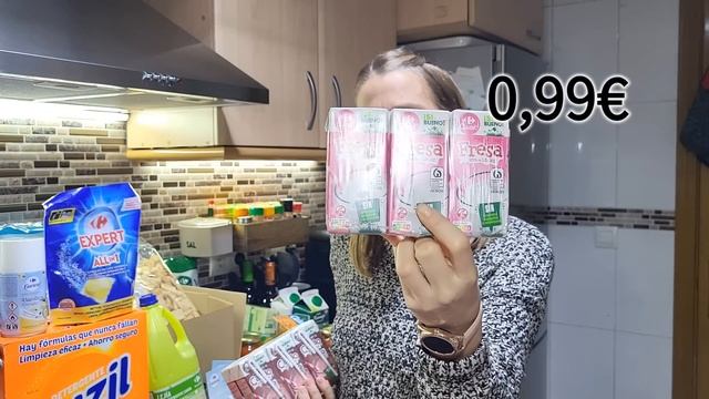 🛒SUPER COMPRA MENSUAL CARREFOUR🛒//LIMPIEZA//DESPENSA//FRESCOS Y CONGELADOS// смотреть онлайн
