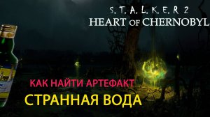 Как найти артефакт Странная вода в Сталкер 2