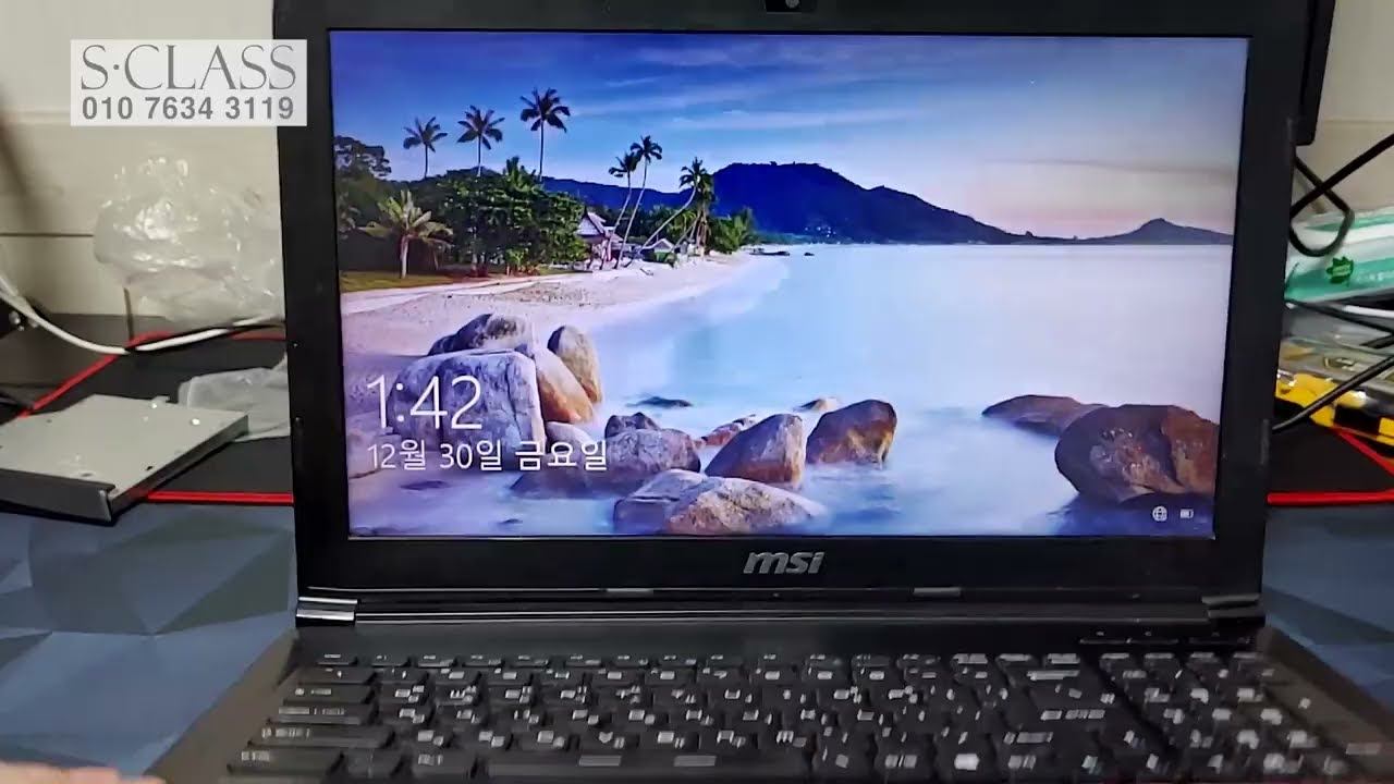 노트북에서 비행기 소리가 난다. MSI GL62 6QE 팬 교체! (MSI Laptop fan replacement) смотреть онлайн