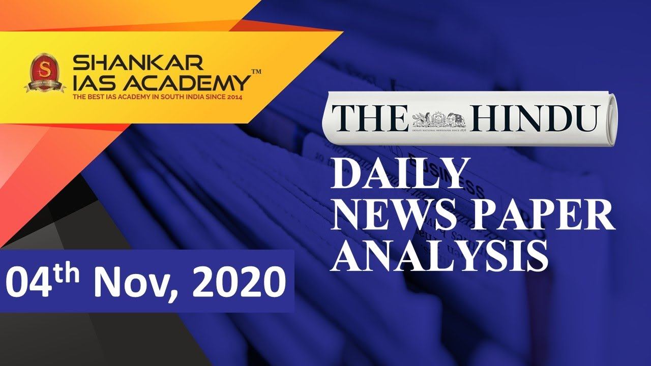 The Hindu Daily News Analysis || 04th November 2020 || UPSC Current Affairs || Prelims 21 & Mains 2 смотреть онлайн