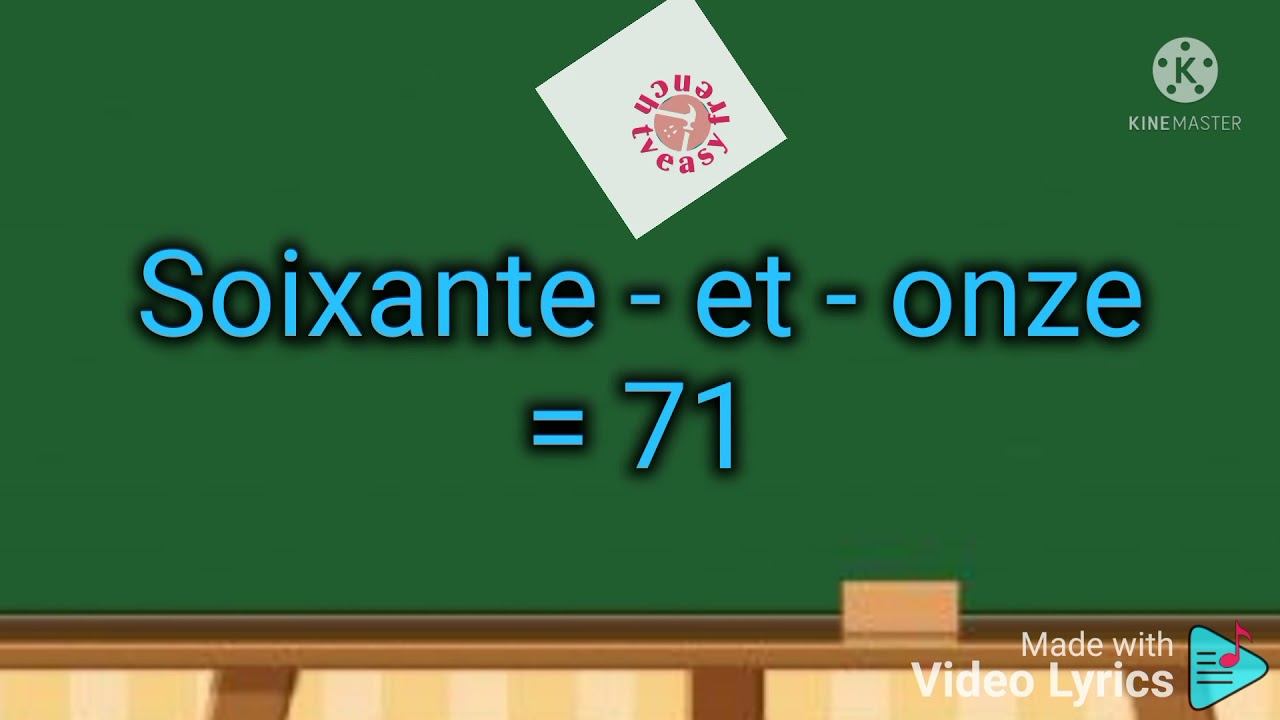 Count from 40 to 80 in french. easy french tv (Atima Officiel) смотреть онлайн