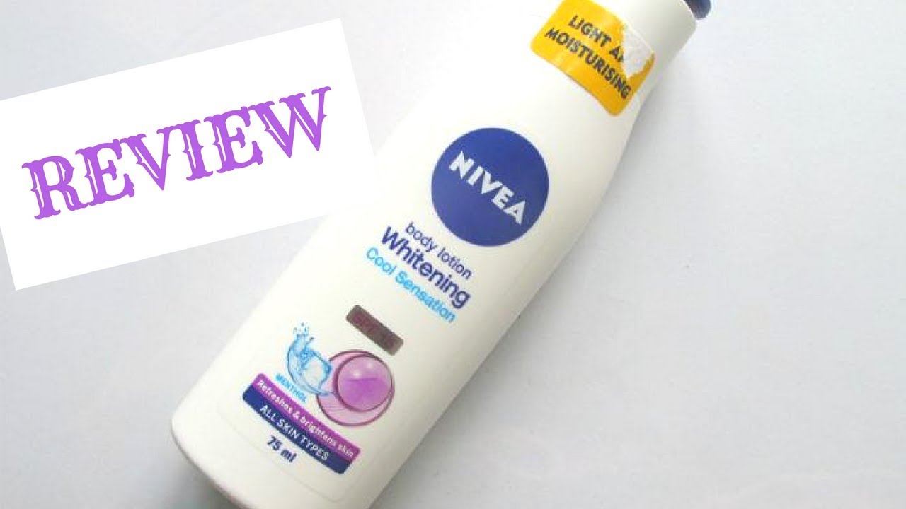 Nivea skin whitening body lotion cool sensation Review смотреть онлайн