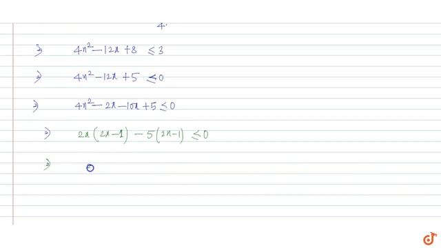 The solution set of the inequality `log_(sin(pi/3)(x^2-3x+2)geq2` is смотреть онлайн