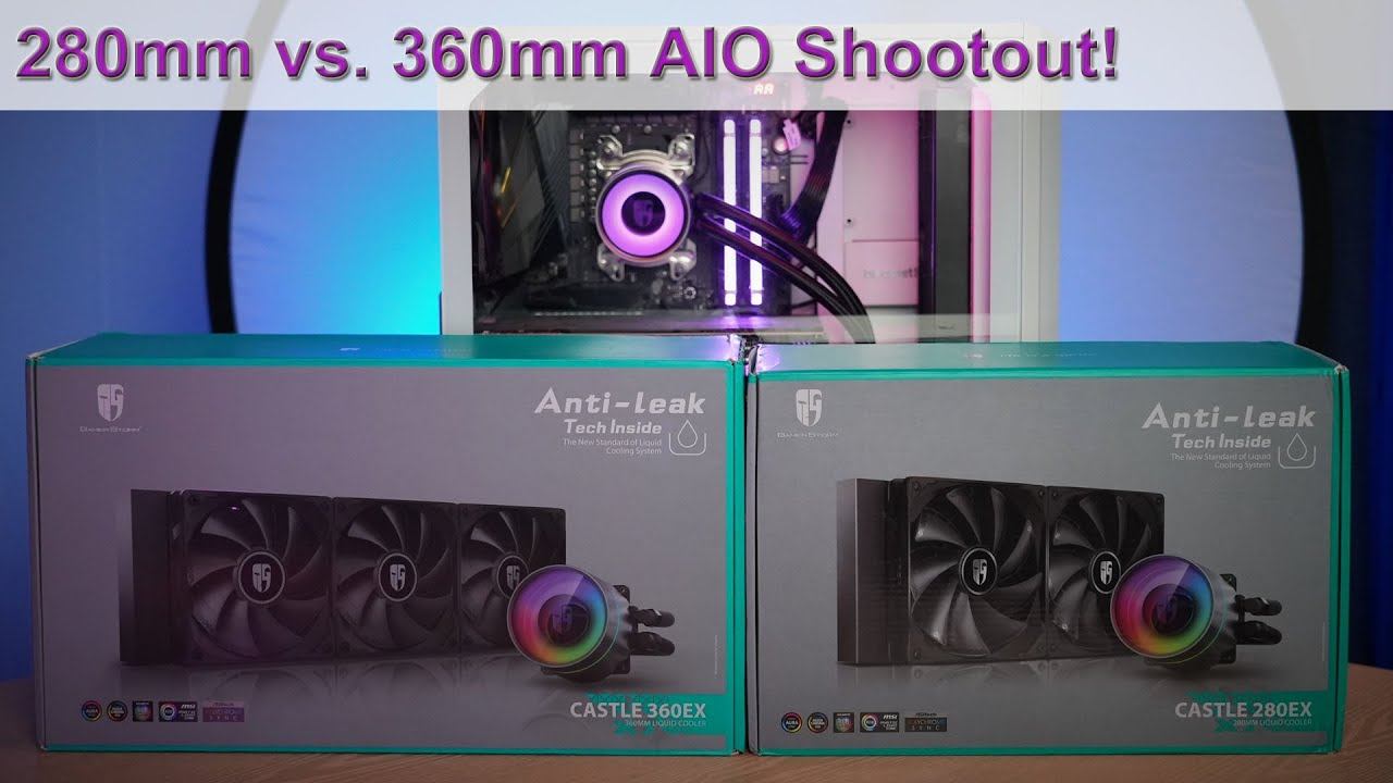 280mm vs 360mm AIO Liquid CPU Coolers - Which Should You Choose? смотреть онлайн